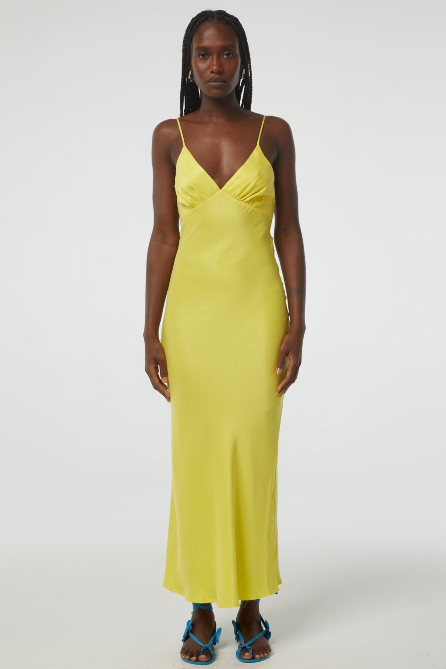 Dresses The Line by K | Florence Slip Dress Electric Yellow