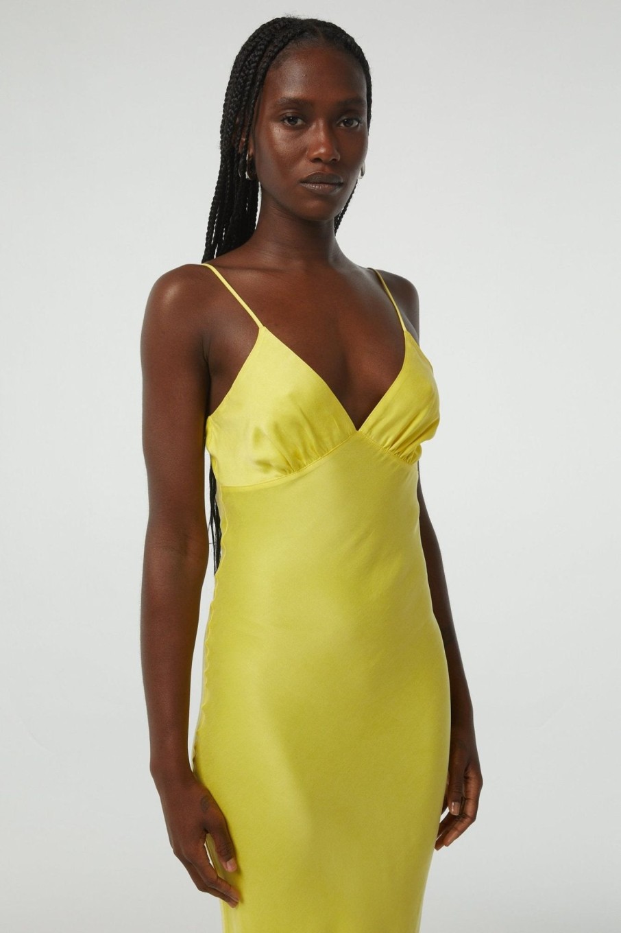 Dresses The Line by K | Florence Slip Dress Electric Yellow