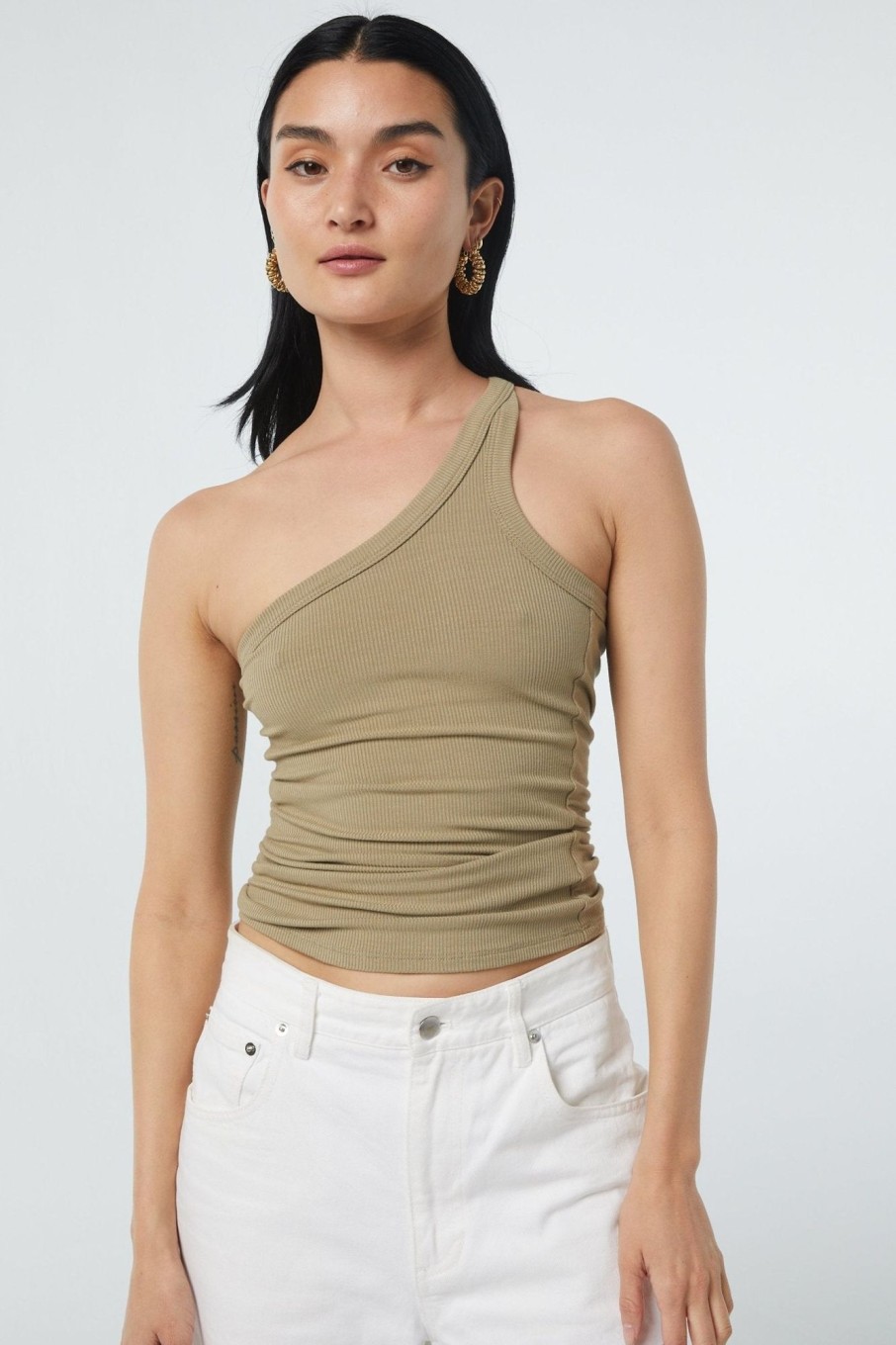 Tops The Line by K | Driss Tank Top Artichoke