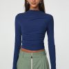 Tops The Line by K | Selma Long Sleeve Top Navy