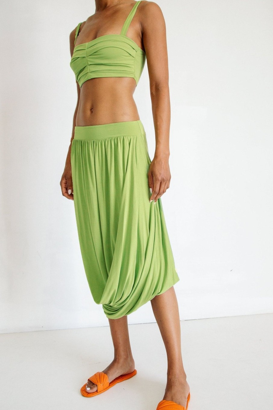 Bottoms The Line by K | Sander Skirt Apple Green